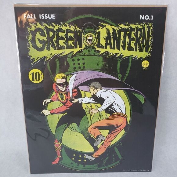Green Lantern #1 1941 Vintage DC COMICS Series 11"X14" Poster Print - Picture 1 of 2